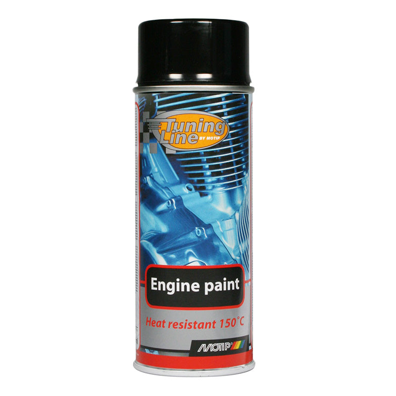 Motip Spuitlak Engine Paint Zwart (400ml)