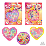 Toi-toys fun picky pad hart cirkel met kralen 6 assorti - afbeelding 1