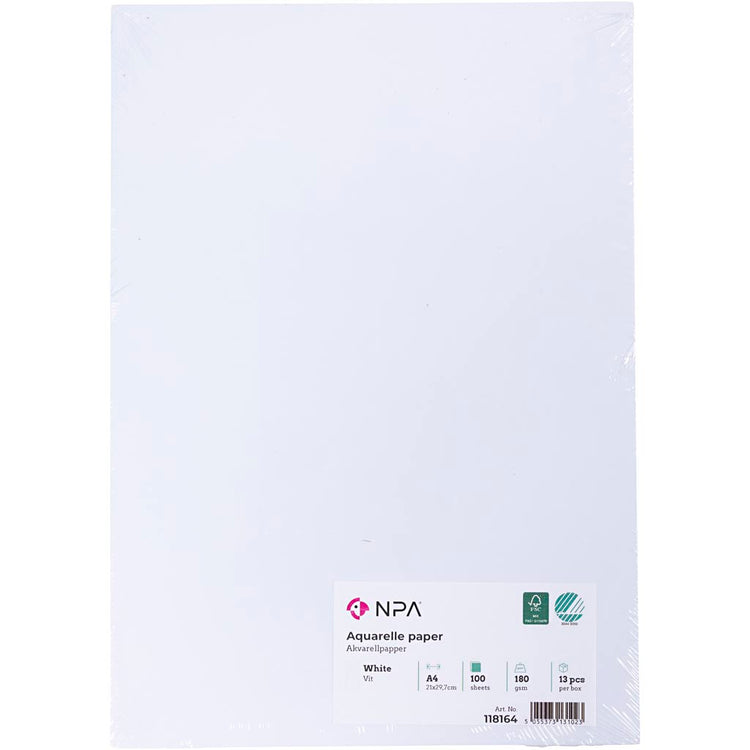 Https: www.cchobby.nl aquarelpapier-a4-180-gr-wit-100-vel-1-doos