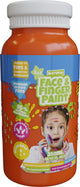 Natural face fingerpaint fles - oranje, 250ml - schmink