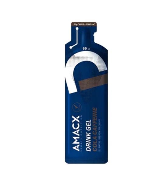 Amacx energy gel drink geld 12x60ml cola + cafeïne