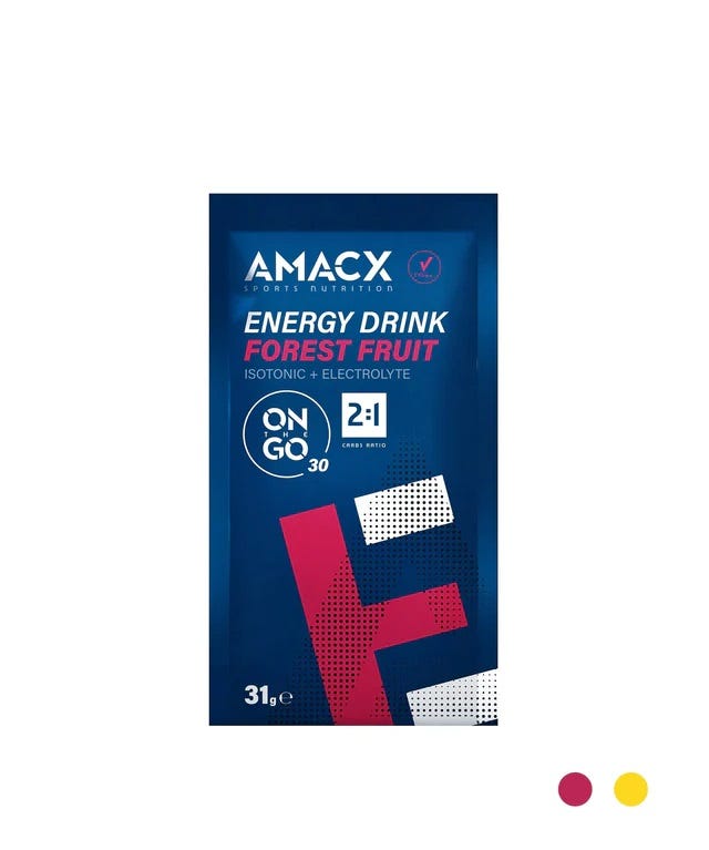 Amacx energydrink on the go 2:1 forest fruit 12x31gr