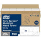 Tork papieren handdoeken xpress | multifold | 2-laags | 190 vellen | systeem h2 | pak van 20 stuks