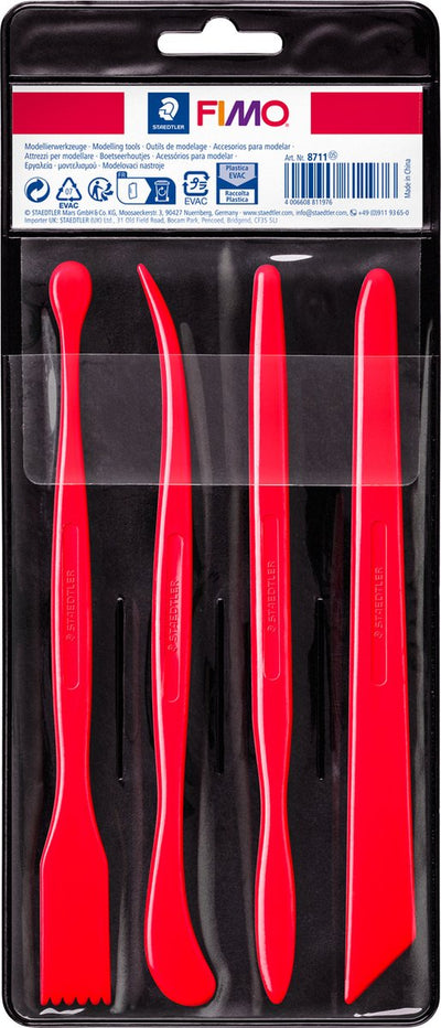 Fimo boetseerstaafjes - set 4 stuks