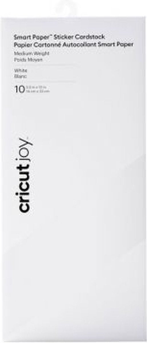 Cricut joy smart sticker cardstock gekleurd karton wit