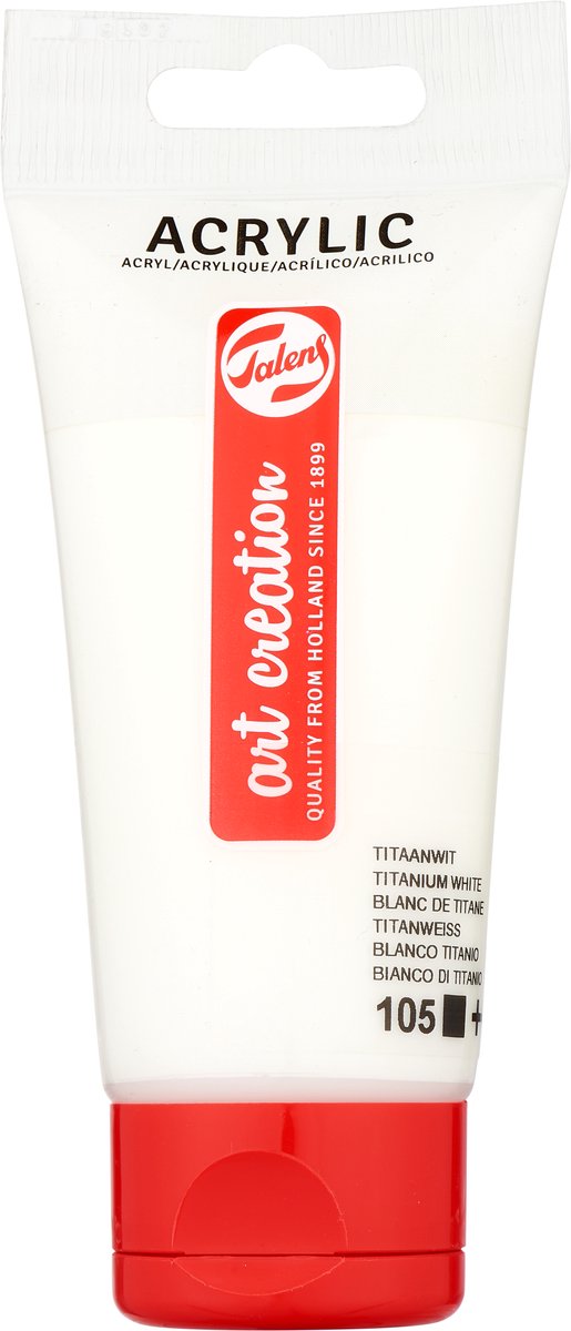 Talens art creation art creation acrylverf tube 75 ml titaanwit