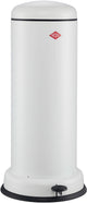 Wesco big baseboy prullenbak met soft close | 30 liter | metaal - mat wit | pedaalemmer
