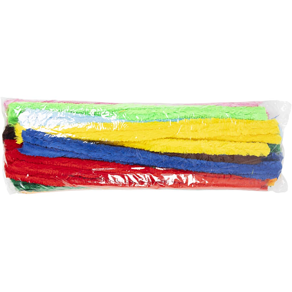 Creativ company https: www.cchobby.nl chenille-grote-l-45-cm-dikte-25-mm-diverse-kleuren-60-div-1-doos