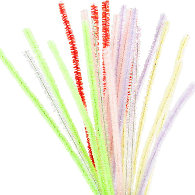 Creativ company https: www.cchobby.nl chenille-l-30-cm-dikte-6-mm-voorjaarskleuren-24-div-1-doos