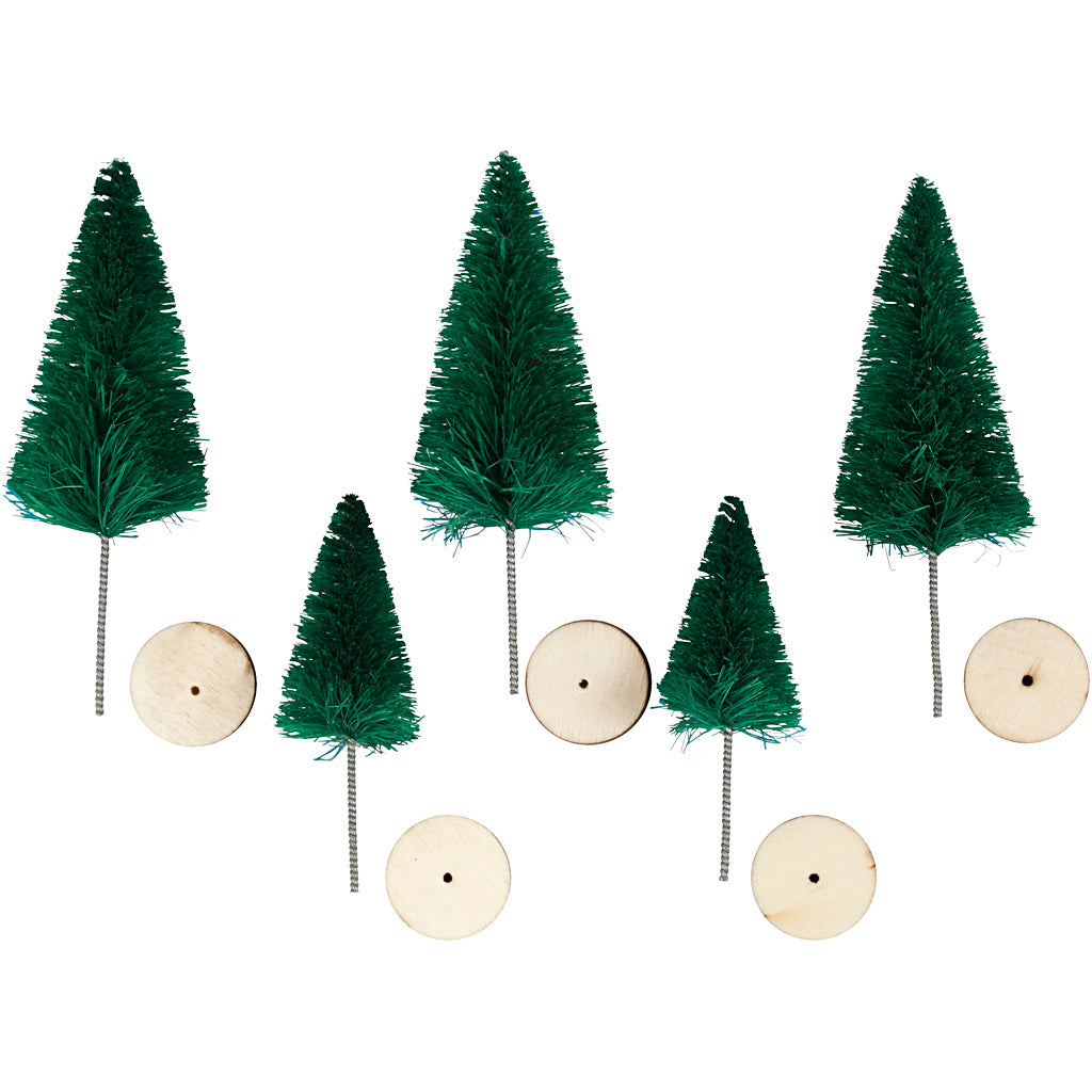 Https: www.cchobby.nl kerstbomen-h-40-60-mm-groen-5-stuk-1-doos