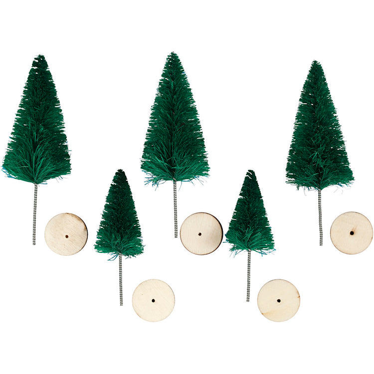 Https: www.cchobby.nl kerstbomen-h-40-60-mm-groen-5-stuk-1-doos