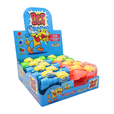 Funny candy pop gun (16 stuks)