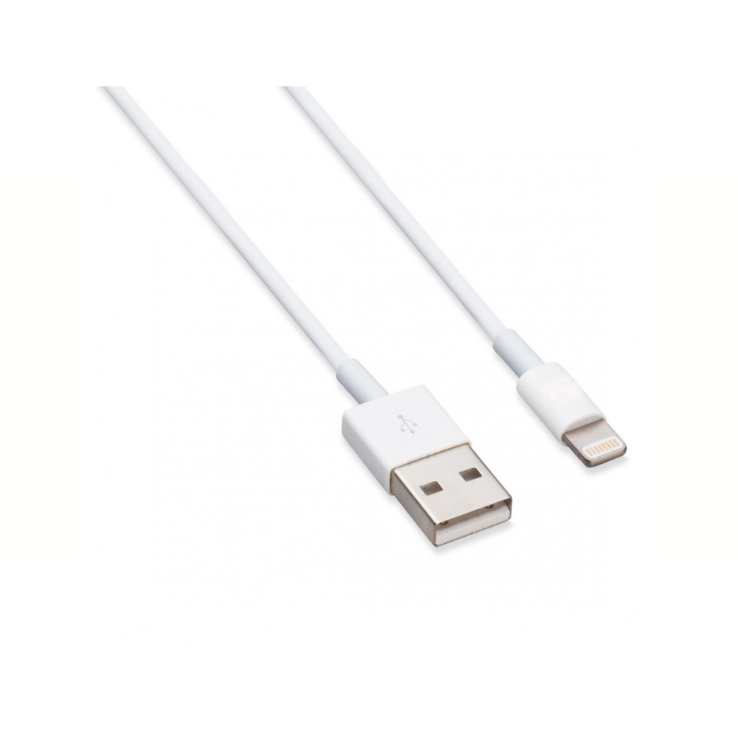 Iphone lightning kabel, wit 1.00m