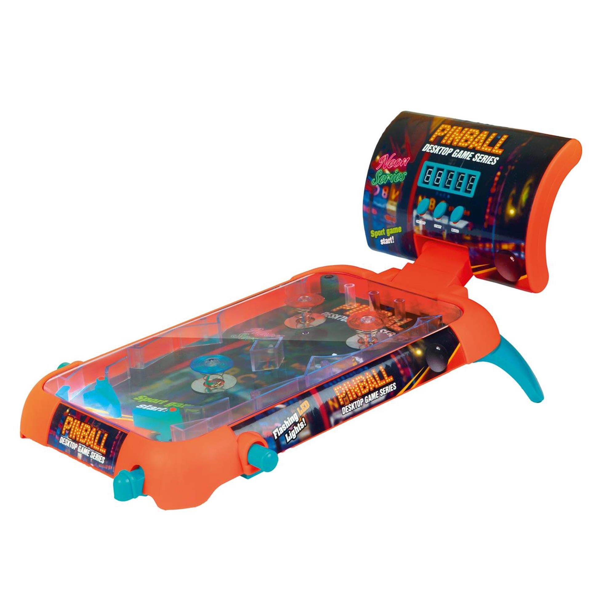 Toi-toys elektronische flipperkast neon 43cm +l-g
