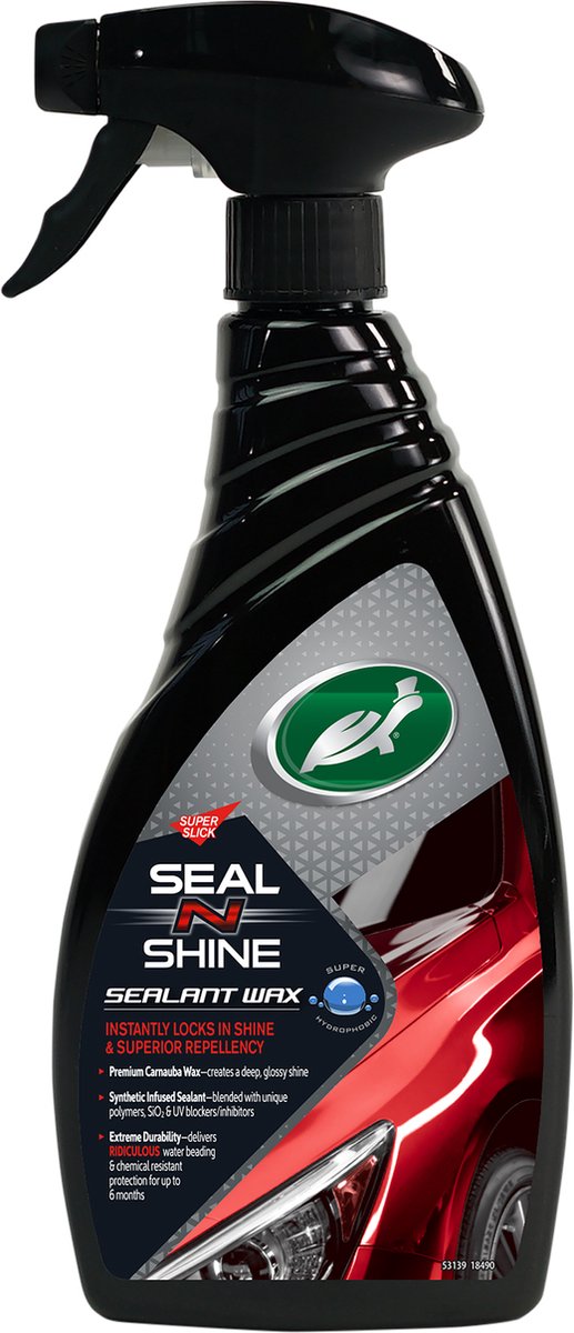Turtle wax hybrid wax – langdurige glans – waterafstotend – geeft een superieure glans en bescherming - langdurige bescherming - eenvoudig te gebruiken – 500ml
