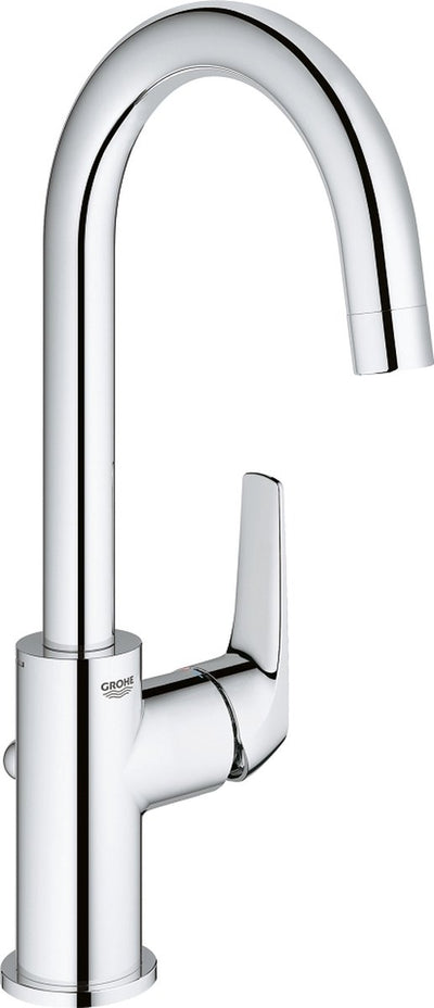 Grohe start flow wastafelkraan - waterbesparend - draaibare uitloop - met waste - chroom