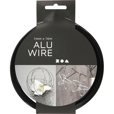 Https: www.cchobby.nl alu-draad-rond-dikte-1-mm-zwart-16-m-1-rol