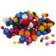 Creativ company http: www.cchobby.nl pompons-d-15-40-mm-glitter-ca-90-stuk-sterke-kleuren-62-gr-1-doos