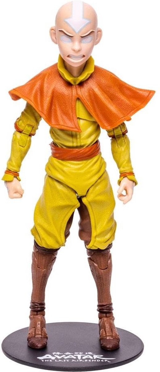 Mcfarlane toys avatar: the last airbender action figure aang avatar state (gold label) 18 cm