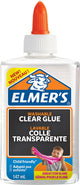 Elmer's kleurloze pva-lijm | 147 ml | uitwasbaar en kindvriendelijk | geweldig voor het maken van slijm en om mee te knutselen