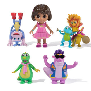 Dora de explorer dora 5 figures gift pack | 2 stuks