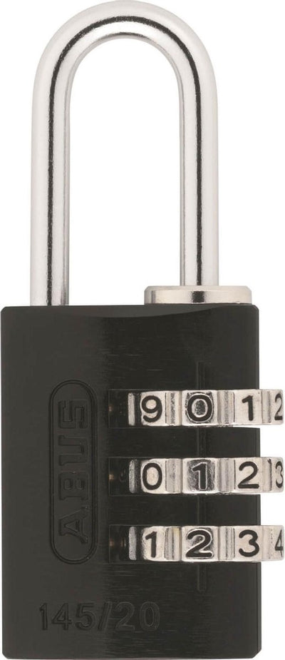 Abus Cijfer Hangslot 145 20 - Zwart, 5cm