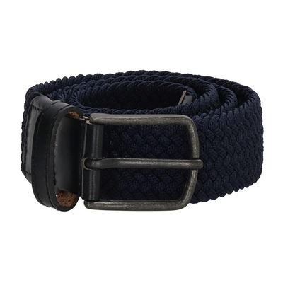 Unique 1070367 - riem size 115 blauw stretch nylon-leather | 4 stuks