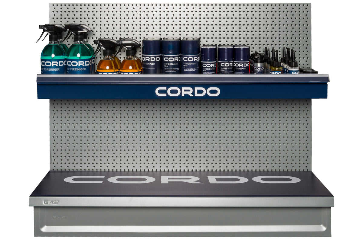 Cordo dragerplank promo tego en slatwall t.b.v. onderhoudsmiddelen