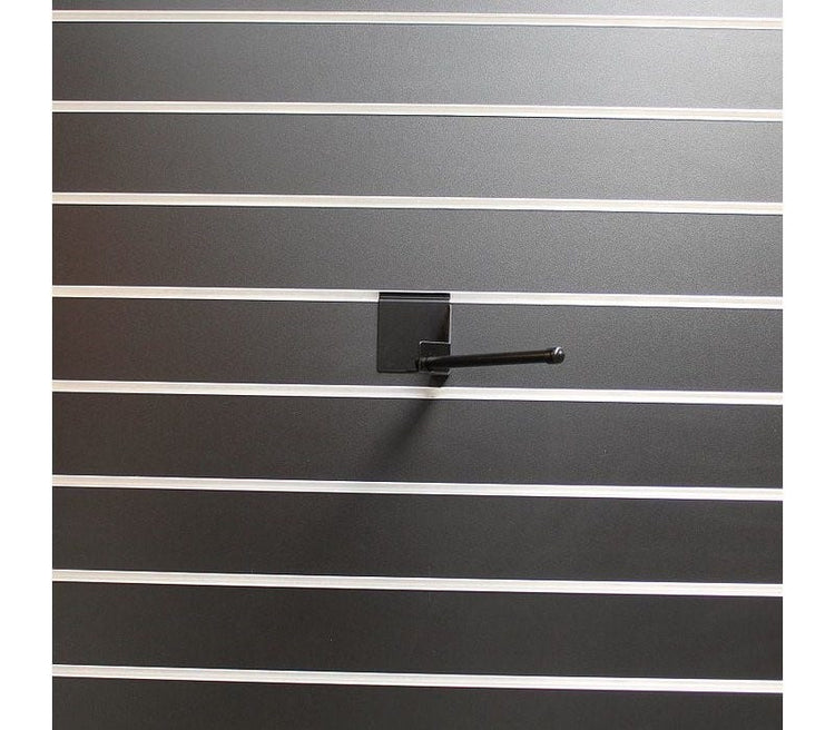 Ffwd wielhouder slatwall met 12mm as zwart