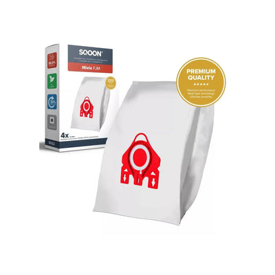 Sqoon stofzuigerzak miele f j m 3-d pro