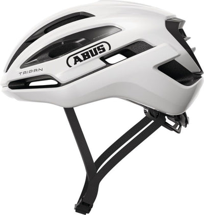 Abus fietshelm taipan shiny white m - 54-58 cm - wit - geschikt voor gebruik op gravel bikes - 275 g