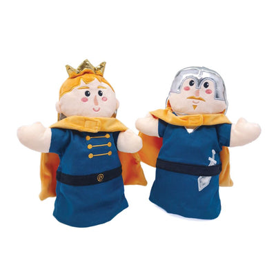 Dubbelgezichte handpop prins ridder. 25