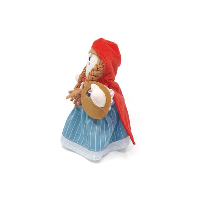 Handpop roodkapje. 25 cm. 3+