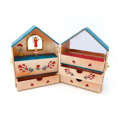Juwelendoos met muziek fairy house. 4+