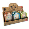 Dsp. houten flipperkast 3 ass. 12 stuks.