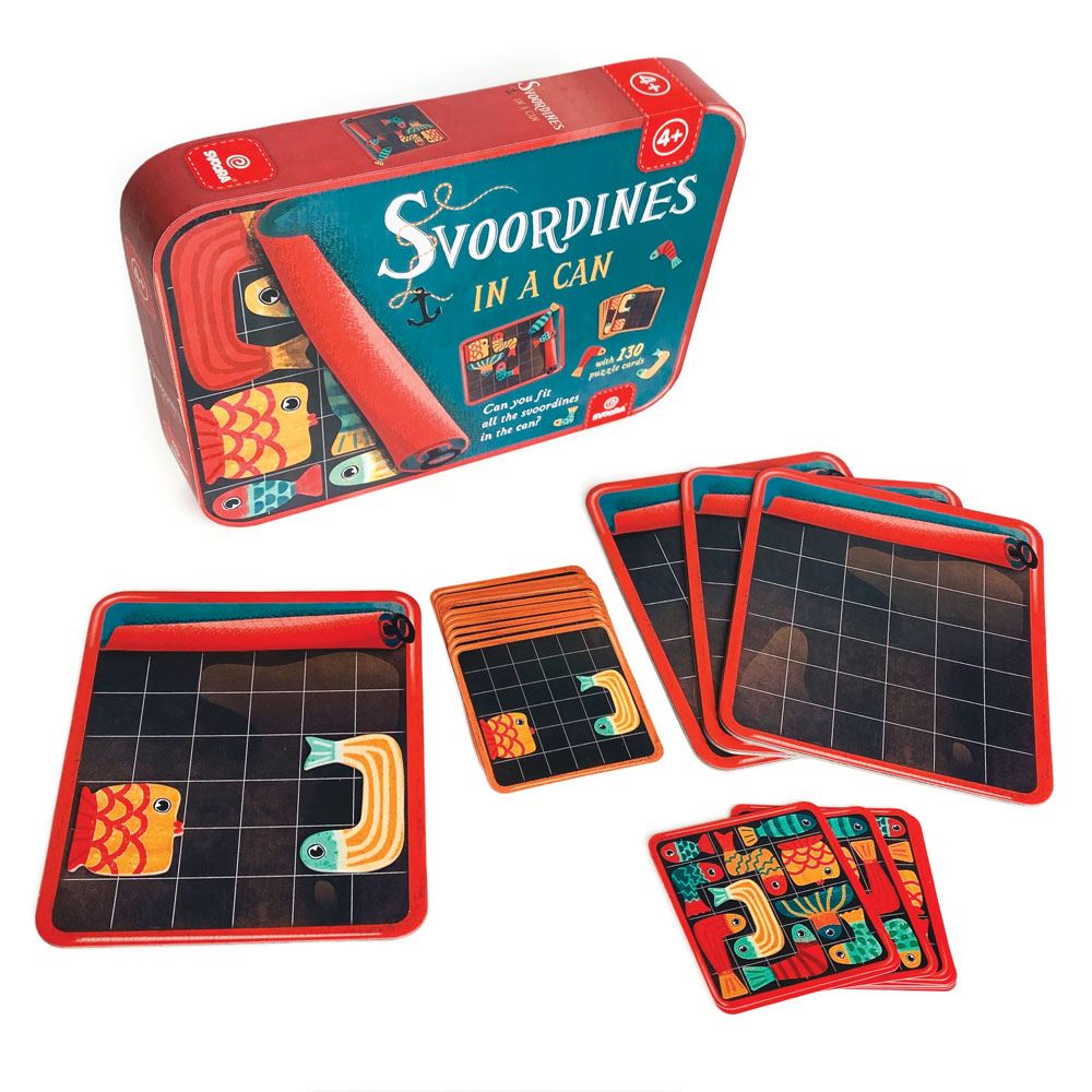Svooradines in een blikje spel. 6+