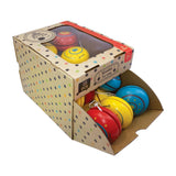 Houten yo-yo's. 3 assortie. classic. 3+ | 18 stuks - afbeelding 1