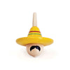 Draaihoed met houten tol. de mexicaan 5+