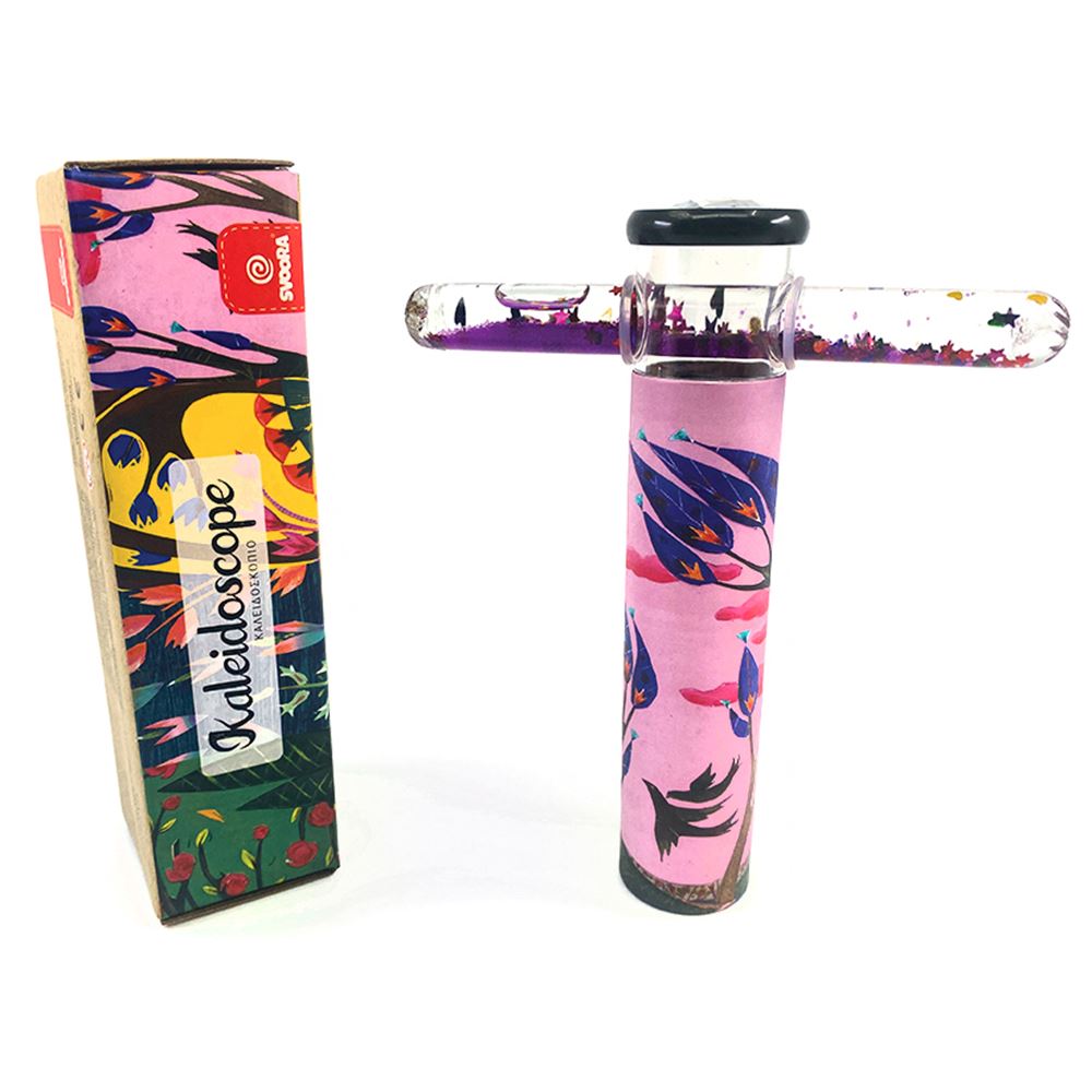 Liquid stick caleidoscope happy birds. 6