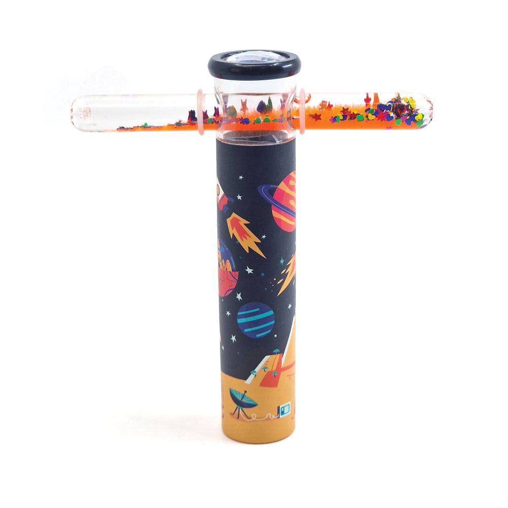 Liquid stick caleidoscope cosmos ruimte