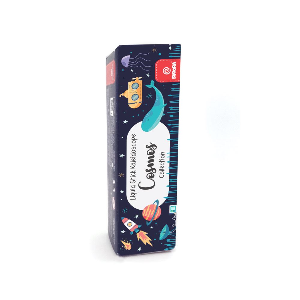 Liquid stick caleidoscope cosmos ruimte