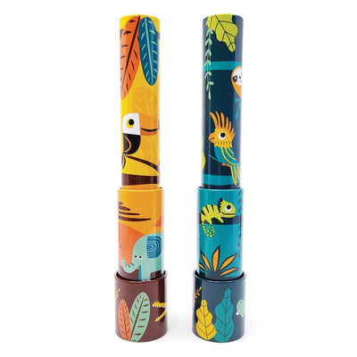 Dsp. kaleidoscopen tin, wild life. 2 ass