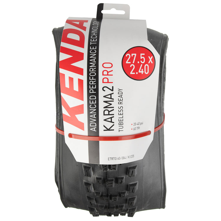 Kenda karma² pro 27.5 x 2.40 folding tire