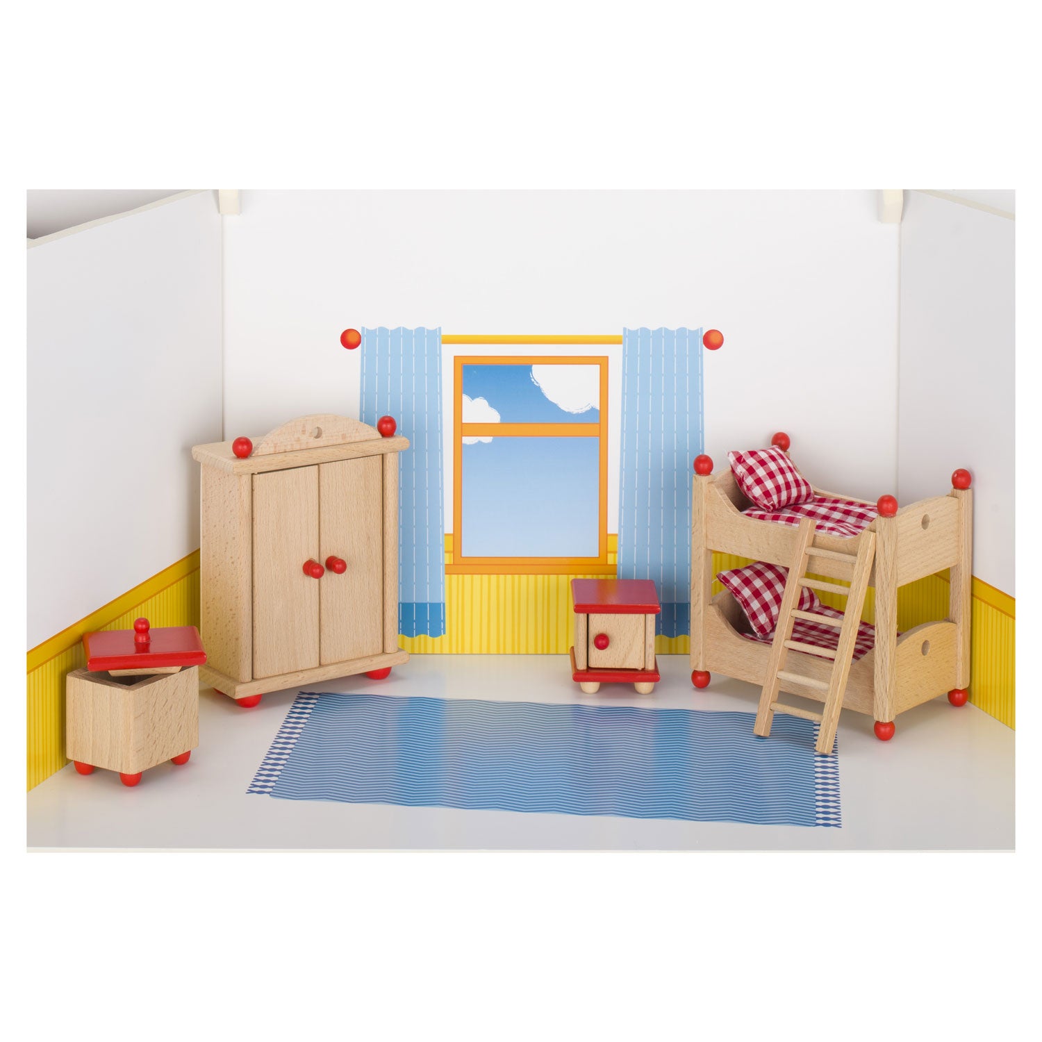 Goki poppenhuis meubeltjes kinderkamer