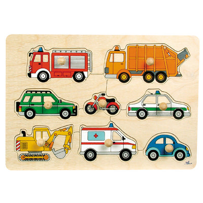 Goki noppenpuzzel verkeer
