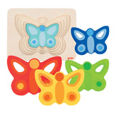 Goki lagenpuzzel vlinder, 5 lagen - afbeelding 1