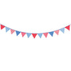 Goki katoenen vlaggenlijn blauw rood