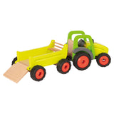 Goki houten tractor met trailer - afbeelding 2