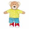 Goki teddy brommel leren aankleden knuffel
