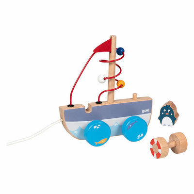 Goki trekboot ahoy met kralenlabyrint